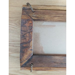 Cadre photo en bois sculpté à la main, bois dur gravé, verre, vente en gros Moradabad - Product Image 1