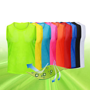 Custom Sublimated Mesh Football <b>Training</b> Vest Team Soccer <b>Training</b> Reversible <b>Bibs</b> for Online Custom Plus Size Men's Quick Dry - Product Image 4
