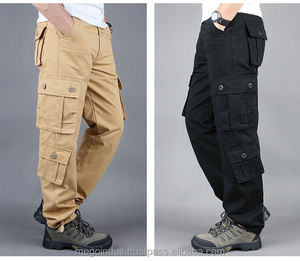 Pantalones Cargo Ligeros de Cintura Alta para Hombre, Primavera 2026, Casuales, de Algodón, Tácticos, Tallas Grandes, Impermeables - Product Image 5