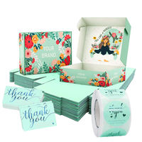 Caja de Envío de Cosméticos Rígida Personalizada de Alta Calidad con Materiales Reciclados, Laminación Mate, Grabado en Relieve y Forro de Esponja Ecológico