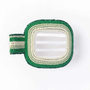 Pince à cheveux brodée à la main et perlée pour femmes, pince à griffes de haute qualité avec broderie perlée faite à la main pour femmes - Product Image 6
