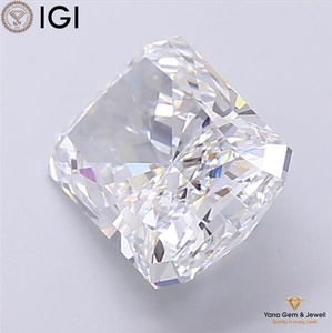 Diamante Cultivado en Laboratorio con Certificación IGI, Corte Radiante, 2.50 Quilates, Color D, Claridad VVS1, CVD, para un Elegante Colgante con Brillo - Product Image 6