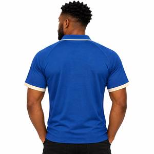 Polo Deportivo Phi Beta Sigma Dri Fit Azul Rey de Manga Corta con Cuello y Botones, para Golf y Uso Casual - Product Image 2