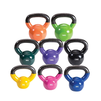 Kettlebell revêtu de vinyle pour la musculation à domicile et en salle de sport commerciale BRA1037