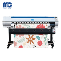 Industrial al aire libre eco-solvente 1,6 M 1,8 m impresora de gran formato impresora de sublimación de transferencia de calor toda la Impresión textil de tela
