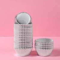 Lot de 100 moules à cupcakes en pâte de bois écologiques et recyclables, 50x30cm, pour usage en cuisine