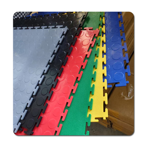 Nouvelles dalles de sol de garage en PVC à emboîtement, robustes et durables, dalles de sol de garage en PVC à motif pièce de monnaie, plus souples et imperméables - Product Image 2