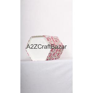 Contenedor de Basura Plegable Hexagonal para Exteriores, con Diseño Elegante de Algodón y Cartón, para una Vida Sostenible y Uso en Interiores/Exteriores - Product Image 6