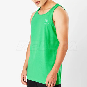 Premium Quality Training Wear Men Tank Top Lightweight Solid Color Men Tank Top Sleeveless Men Tank Top - Product Image 3