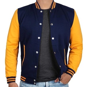 Breathable Custom University Lettermen Football Varsity Jackets for <b>Men</b> Spring <b>Turtleneck</b> Windproof Varsity Jacket Wholesale OEM - Product Image 5