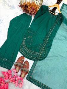 Fancy Wears Women's Viscose 3-Piece Casual Wear Suits Beautiful Designs for Daily Wearing Indian & Pakistani Style - Product Image 2