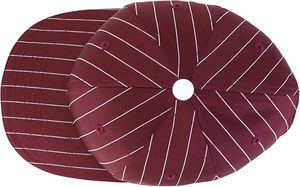Gorra de Béisbol de 6 Paneles con Rayas Negras, de Algodón Popelín, Ajustable, Unisex, Casual, para Primavera/Verano, Talla Adulto - Product Image 6