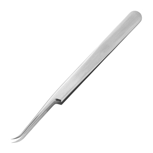 Pinzas de Acero Inoxidable para Pestañas, Herramienta de Aplicación de Extensiones de Pestañas para Profesionales de Belleza y Salones - Product Image 6