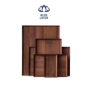 Bandeja de madera ecológica, novedosa, para servir alimentos, plato artesanal para charcutería y postres, de Vietnam, la más vendida. - Product Image 1