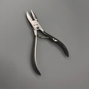 Coupe-cuticules professionnel en acier inoxydable à lame courbée, style classique, à mâchoires larges pour ongles - Product Image 2