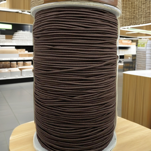 Cordons élastiques tressés 100 % polyester colorés 2-16 mm, haute ténacité, écologiques, durables, pour sacs, vêtements et chaussures - Product Image 1