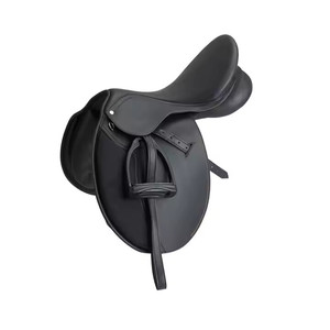 Vente en gros de selles de cheval de style occidental de haute qualité, personnalisables, en cuir, pour le saut d'obstacles, fabriquées au Pakistan, prix bas - Product Image 2
