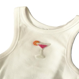 Top sin mangas de lujo con bordado de cuentas, elegante atuendo de mujer - Product Image 2