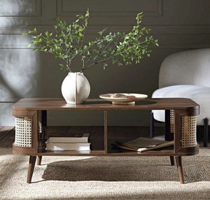 Muebles de comedor, mesa de centro de madera de diseño único para sala de estar - Product Image 1