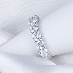Women's White Gold Round Brilliant Cut Diamond <b>Ring</b> GIA Certified Classic Engagement Style - Product Image 6