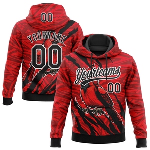 Sudadera con Capucha Deportiva, Diseño 3D de Pájaro Cardenal, Rojo, Negro, Gris-Blanco, Personalizada, Venta al Por Mayor Directa de Fábrica - Product Image 1