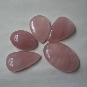 2024 Jaipur, exportación directa, piedra preciosa de cuarzo rosa suelta de alta calidad, tamaño Natural mm, incluye taladro para la fabricación de joyas, ¡el mejor precio! - Product Image 2