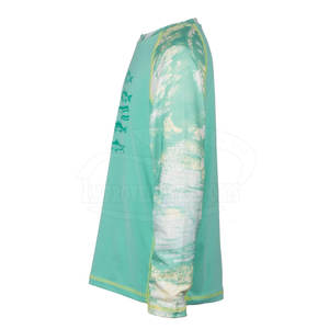 Venta al por mayor protección solar sublimación pesca Jersey manga larga hombres sublimación pesca Jersey - Product Image 2