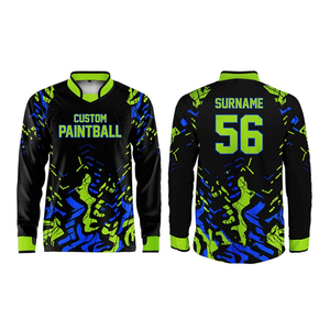 Custom <b>Paintball</b> Game Jersey OEM ODM Wholesale Factory Price Manufacturer Team Uniform Apparel - Product Image 4