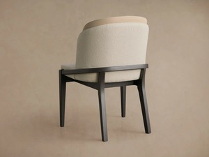 Chaise de salle à manger élégante avec assise et dossier rembourrés, sièges élégants pour restaurant, hôtel et mobilier d'intérieur - Product Image 3