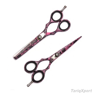High Quality <b>Barber</b> Kit Including Thinning Scissor,Razor Edge Scissor,And Shaving Razor Professional Hairdressing Scissor <b>Set</b> - Product Image 5