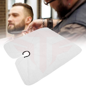 Cape de Coiffure et Tablier de Barbier Surdimensionné en Polyester Écologique Imperméable avec Logo Personnalisé de Luxe - Product Image 5