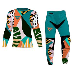 Jersey de Motocross Sublimado Transpirable y Resistente al Viento de Manga Larga, Ropa Deportiva de Alta Calidad al por Mayor, 100% Poliéster, Personalizable - Product Image 3