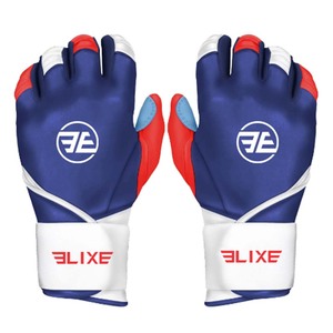Gants de baseball/battage en cuir de chèvre de qualité professionnelle ELIXE SPORTS, logo personnalisé, fermeture auto-agrippante, gants durables - Product Image 5
