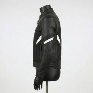 All-Season <b>Motorcycle</b> <b>Jacket</b> with Removable Inner Lining PU Leather Motorbike <b>Jacket</b> for Men Windproof Riding Coat - Product Image 2