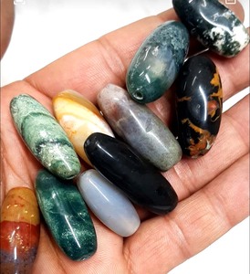 ได้รับการรับรองพลอยหลายสี Lapis Lazuli อัญมณีรูปทรงกระบอกสำหรับเครื่องประดับสร้อยคอ - Product Image 5