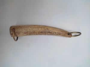 BINSADIQ CRAFTS Poignée de sac en bois de manguier écologique moderne avec quincaillerie dorée, finition naturelle pour accessoires de sac à main DIY Uttar - Product Image 5