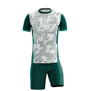 Camiseta de Fútbol de Manga Corta con Estampado Geométrico Rojo y Blanco para Hombre, Cuello Redondo, Absorbe la Humedad, Ropa Deportiva de Poliéster para Todas las Temporadas - Product Image 4