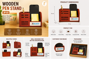 OfficePro Promotional Wooden Stand with Printing for Thanksgiving & Christmas - Product Image 3
