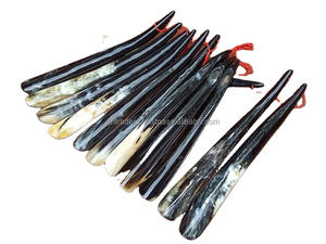 High Quality Polished Eco-Friendly Buffalo Horn <b>Shoe</b> Horn and Long Handle Handicraft for Home & Wedding <b>Decor</b> - Product Image 2