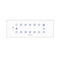Interrupteurs muraux tactiles en verre intelligents Tuya WiFi NFC avec commande vocale Alexa Google Home, certifiés CE, télécommande pour ventilateur et éclairage
