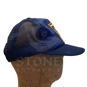 Casquette de camionneur tendance à 6 panneaux, imperméable, décontractée, avec découpe laser et trous perforés - Product Image 5