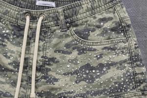 Bulk Eco-Friendly Cotton <b>Camo</b> Men's Streetwear Fashion Anti-Wrinkle Loose Fit <b>Shorts</b> Breathable Elastic Waist Custom Logo - Product Image 6