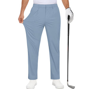 Pantalon de golf pour homme sur mesure, décontracté, à taille élastique, séchage rapide, léger, pour l'extérieur, avec poches, résistant à l'eau, design haut de gamme - Product Image 1