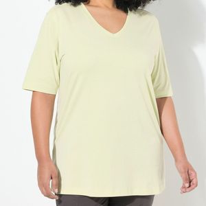 Camiseta para mujer talla grande, diseño personalizado, 100% algodón, color liso, último diseño informal, alta demanda, precio económico, camisetas para mujer - Product Image 5