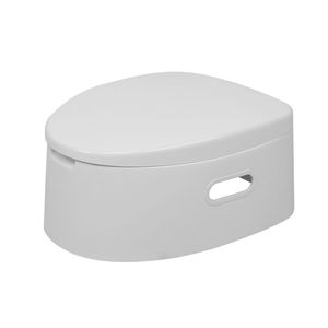 Toilettes portables modernes avec insert antidérapant gris acier pour villa, parc, hôpital, hôtel, bureau, cuisine, salle de sport, entrepôt, chambre - Product Image 6