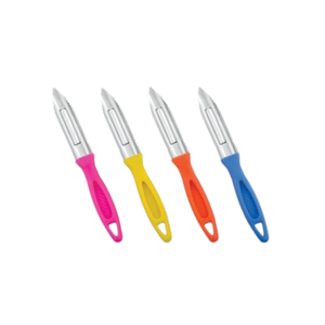 Juego de 4 Peladores de Verduras Coloridos, Cuchilla Dentada de Acero Inoxidable, Pelador de Zanahorias, Patatas y Frutas, Utensilios de Cocina Multiusos - Product Image 2