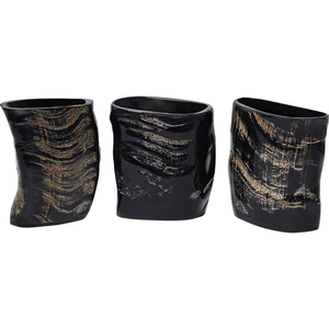 Jarra de cerveza, café, bebidas y cócteles de gran tamaño con mango de ángulo amplio, hecha a mano, pulida, impermeable, para Navidad, ideal para Brandy - Product Image 3