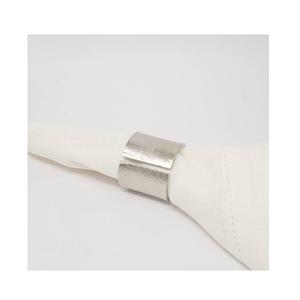 Elegante Anillo para Servilletas Cuadrado de Aluminio Plateado, Diseño Moderno, Ecológico, Duradero, con Borde Decorativo de Cuentas, Accesorio de Mesa - Product Image 5