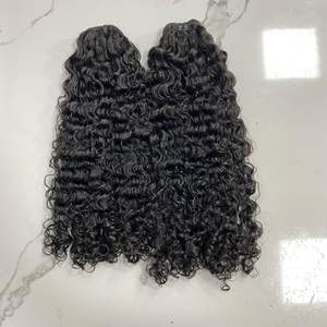 CABELLO RIZADO CABELLO VIETNAMÉS Cabello humano virgen TEXTURAS RIZADAS para MUJERES NEGRAS - Product Image 3