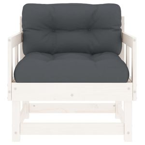 เก้าอี้สวนสีแอนทราไซต์ขาว - Product Image 4